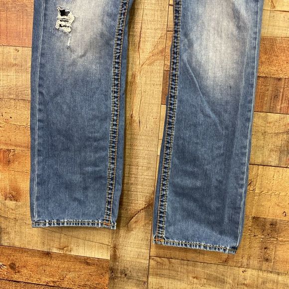 True Religion Straight Denim Jeans 33 - Picture 4 of 9